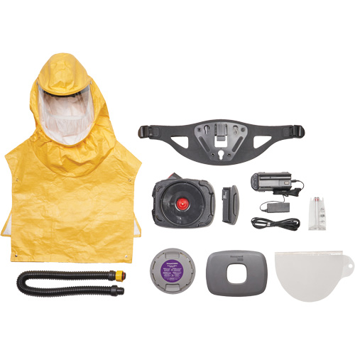 PA700 DECON PAPR Starter Kit with PA111, Lithium-Ion Battery Action Paper