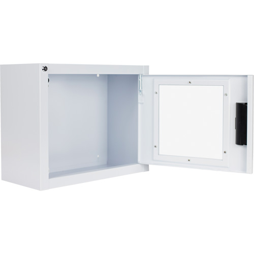 Armoire compacte standard pour DEA avec alarme, Philips/Defibtech/Heartsine Pour, Non m&eacute;dical Action Paper