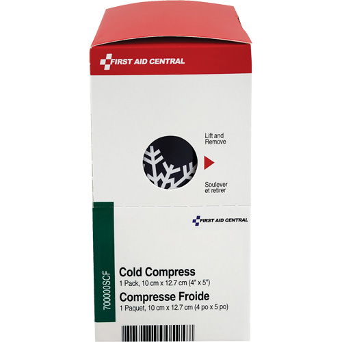 Recharge de compresses instantan&eacute;es SmartCompliance, Froid, Utilisation unique, 4" x 5" Action Paper