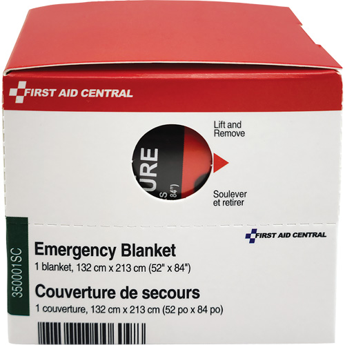 SmartCompliance&reg; Refill Emergency Blanket, Mylar Action Paper