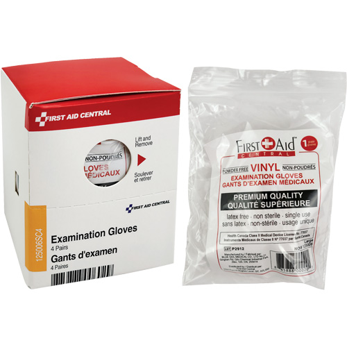SmartCompliance&reg; Refill Examination Gloves, Vinyl, Powder-Free, Clear, Class 2 Action Paper