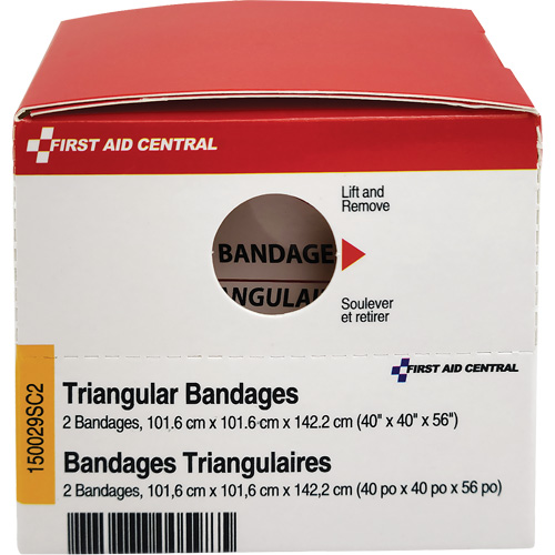 SmartCompliance&reg; Refill Triangular Bandages Action Paper