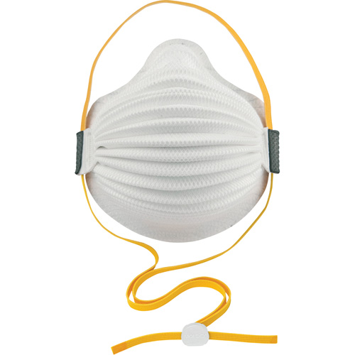 Respirateur AirWave jetable avec SmartStrap et garniture d'&eacute;tanch&eacute;it&eacute; int&eacute;grale en mousse, P95, Certifi&eacute; NIOSH, Moyen/grand Action Paper