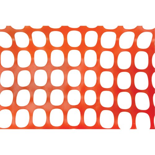 Heavy-Duty Safety Fence, 100' L x 4' W, Orange Action Paper