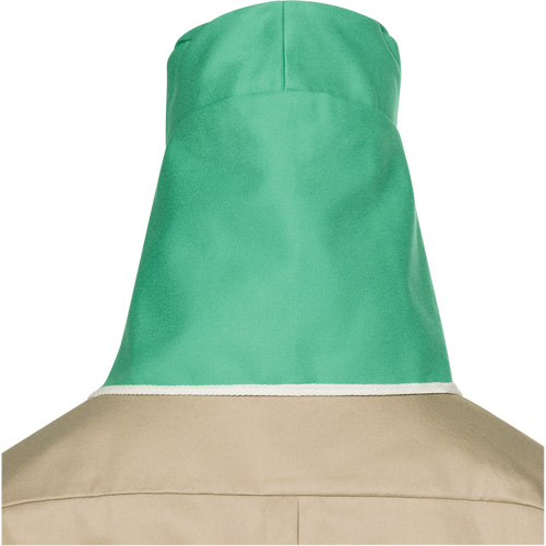 Weldlite Welding Cap With Neck Drape, One Size, Green Action Paper