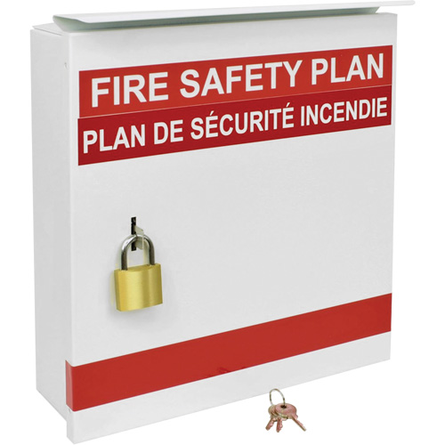 Boîte pour plan de s&eacute;curit&eacute; en cas d'incendie Action Paper