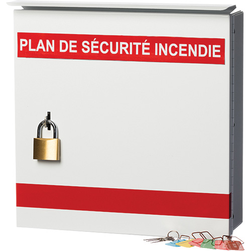 Boîte pour plan de s&eacute;curit&eacute; en cas d'incendie Action Paper
