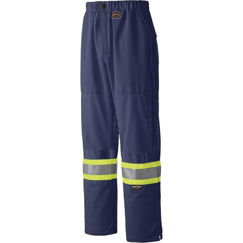 6003P Traffic Safety Pants, Polyester, X-Small, Navy Blue Action Paper