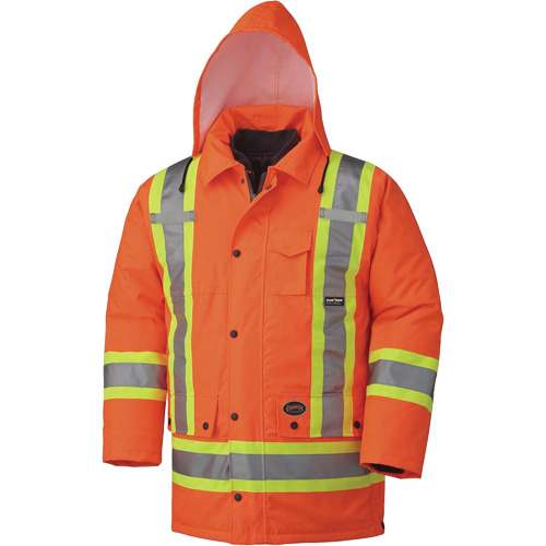 5020 Manteau imperm&eacute;able 7 en 1, Orange haute visibilit&eacute;, 5T-Grand Action Paper