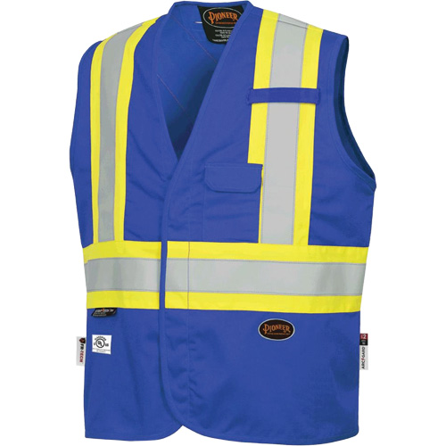 7730 Veste r&eacute;sistante aux arcs &eacute;lectriques FR-Tech, Petit, Bleu royal, 10 cal/cm² Action Paper
