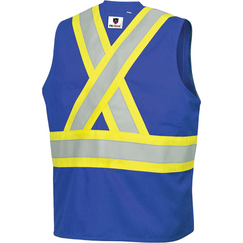 7730 Veste r&eacute;sistante aux arcs &eacute;lectriques FR-Tech, Petit, Bleu royal, 10 cal/cm² Action Paper