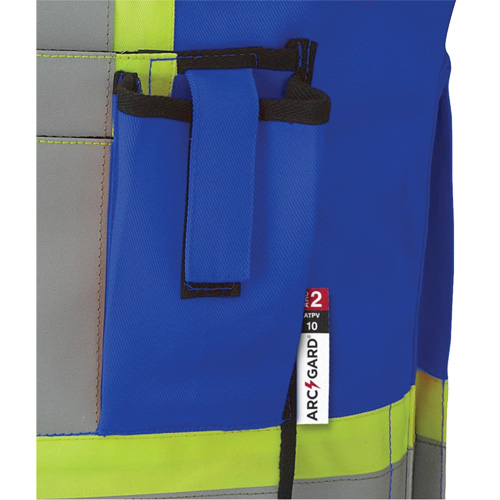 7733 FR-Tech&reg; Flame-Resistant Arc Surveyor's Vest, Small, Royal Blue, 9.7 cal/cm² Action Paper
