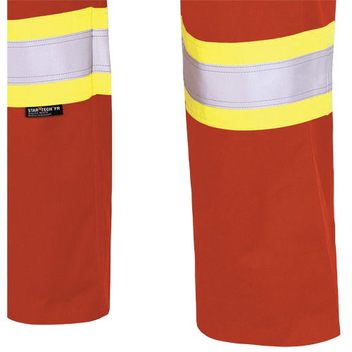 7765 Pantalon cargo de s&eacute;curit&eacute; haute visibilit&eacute; r&eacute;sistant aux arcs &eacute;lectriques FR-Tech 88/12, 32, x 34, Orange haute visibilit&eacute;, 10 cal/cm² Action Paper