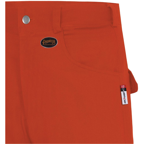 7765 Pantalon cargo de s&eacute;curit&eacute; haute visibilit&eacute; r&eacute;sistant aux arcs &eacute;lectriques FR-Tech 88/12, 32, x 34, Orange haute visibilit&eacute;, 10 cal/cm² Action Paper