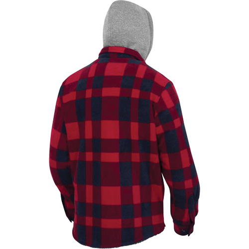 415RB Quilted Hooded Shirt, Men's, Small, Multi-Colour Action Paper
