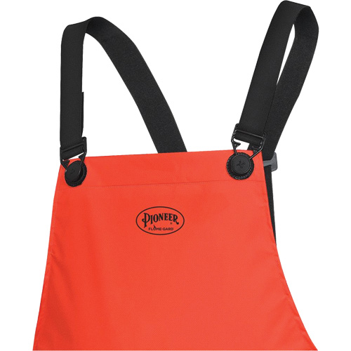 576P FR Safety Bib Pants, Small, High Visibility Orange Action Paper