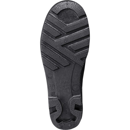 1022 Safety Boots, PVC, Steel Toe, Size 10, Puncture Resistant Sole Action Paper