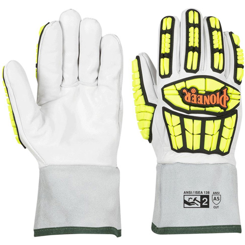 5385 Cut & Impact-Resistant Gloves, Size Small, 13 Gauge, Goatskin Shell, ASTM ANSI Level A5 Action Paper
