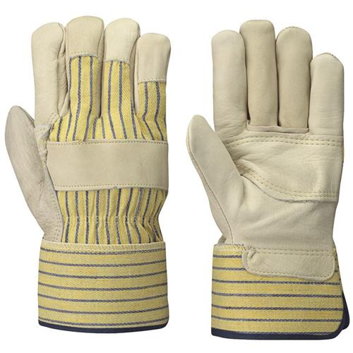 536P Fitter's Gloves, One Size, Grain Cowhide Palm Action Paper