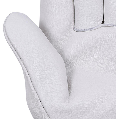 535G Beige Driver's Gloves, Small, Grain Cowhide Palm Action Paper
