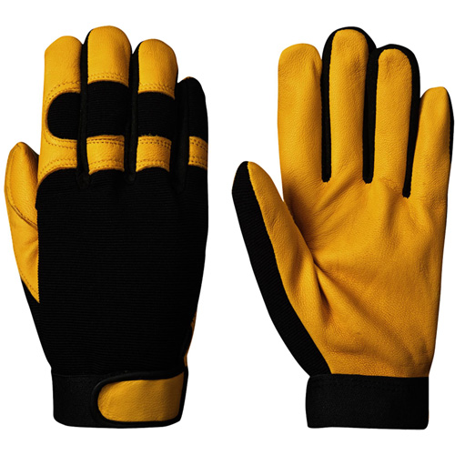 890 Gants ergonomiques de m&eacute;canicien, Paume Cuir fleur de ch&egrave;vre, Taille Petit Action Paper