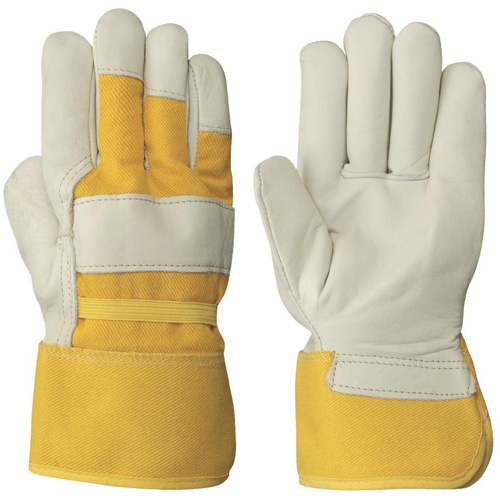537FLRF Insulated Fitter's Gloves, One Size, Grain Cowhide Palm, Boa Inner Lining Action Paper