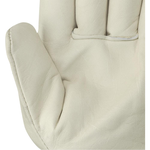 537FLRF Insulated Fitter's Gloves, One Size, Grain Cowhide Palm, Boa Inner Lining Action Paper