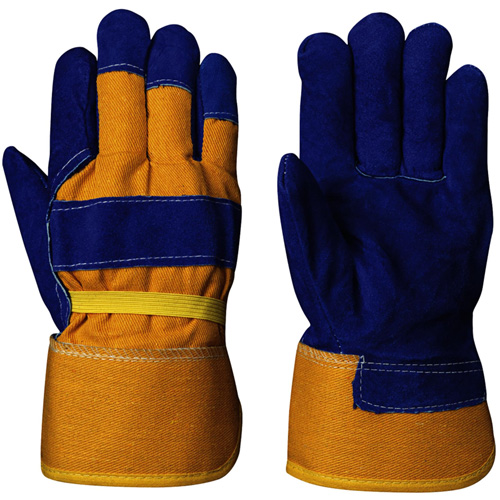 655 Insulated Fitter's Gloves, One Size, Split Cowhide Palm, Boa Inner Lining Action Paper