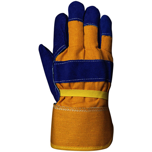 655 Insulated Fitter's Gloves, One Size, Split Cowhide Palm, Boa Inner Lining Action Paper