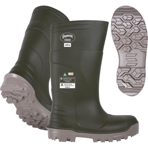 B105FUL.GR Bottes Pioneer Ultra, Polyur&eacute;thane, Embout Acier/Composite, Pointure 6, Semelle R&eacute;sistant aux perforations Action Paper