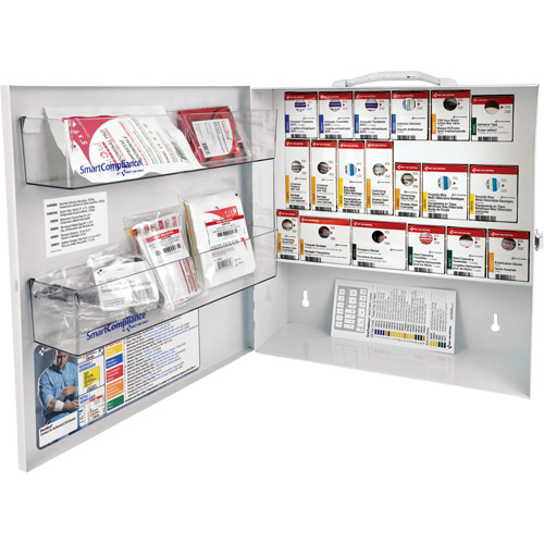 SmartCompliance&reg; First Aid Cabinet, Meets CSA Z1220-17 Type 2 Low-Risk Environment, Small (2-25 Workers) Action Paper