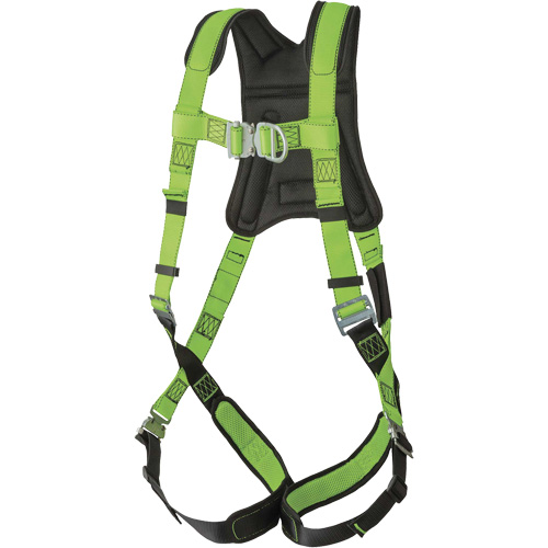 FBH-60110L PeakPro Series Safety Harness, CSA Certified, Class AL, 400 lbs. Cap. Action Paper