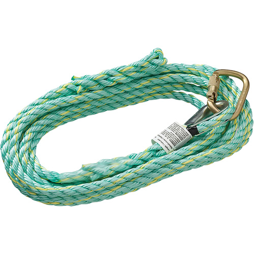 VL-1115-50 Cordage de s&eacute;curit&eacute; vertical, Copolym&egrave;re Action Paper