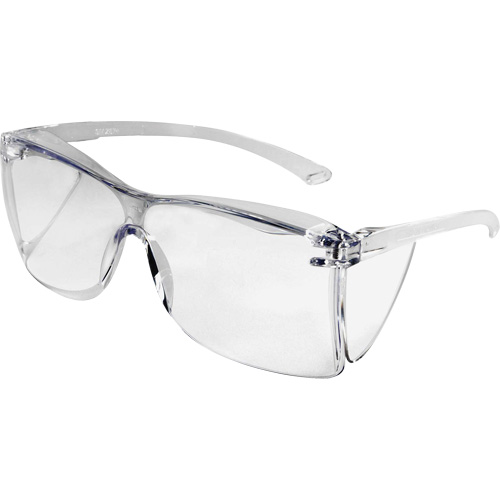 Lunettes de s&eacute;curit&eacute; OTG Guest-Gard, Lentille Transparent, ANSI Z87+/R&eacute;pond ou surpasse la norme CSA Z94.3 Action Paper