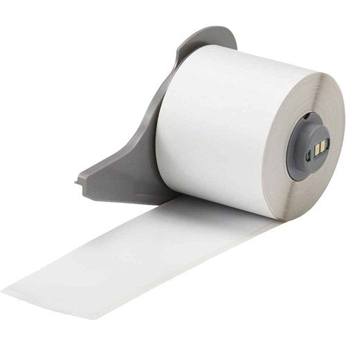 Ruban adh&eacute;sif permanent toutes saisons pour &eacute;tiquettes, Vinyle, Blanc, Largeur de 2" Action Paper