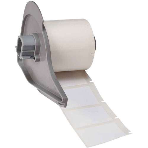 &eacute;tiquettes polyvalentes pour environnements difficiles, Polyester, 1,5" lo x 1" h, Blanc Action Paper