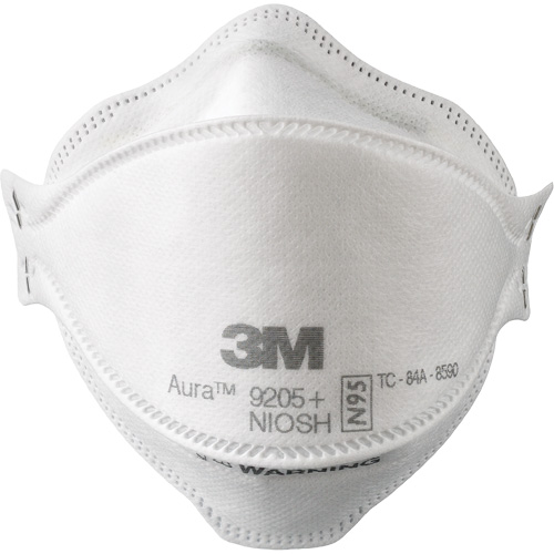 Respirateur contre les particules Aura 9205+, N95, Certifi&eacute; NIOSH Action Paper