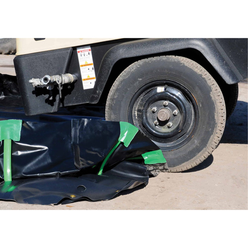 Berme Ultra-Containment Berm, Capacit&eacute; 1496 gal. US, 10' la x 20' lo x 12" h, Paroi &agrave; piquets Action Paper