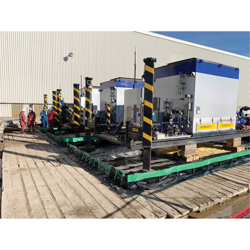 Berme Ultimate Copolymer 2000 Ultra-Containment Berm, Capacit&eacute; 5655 gal. US, 14' la x 54' lo x 12" h, Support &agrave; charni&egrave;re Action Paper