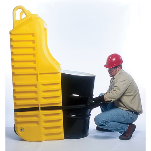 Chariot pour baril, 26,5'' lo x 26,5'' la x 5'' h, Cap. de d&eacute;versement 800 gal. US Action Paper