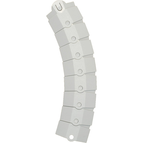 Small Ultra-Sidewinder Cable Protection System avec capuchons, 39,5" x 3" x 0,8", 2000 lb (1 tonne) Action Paper