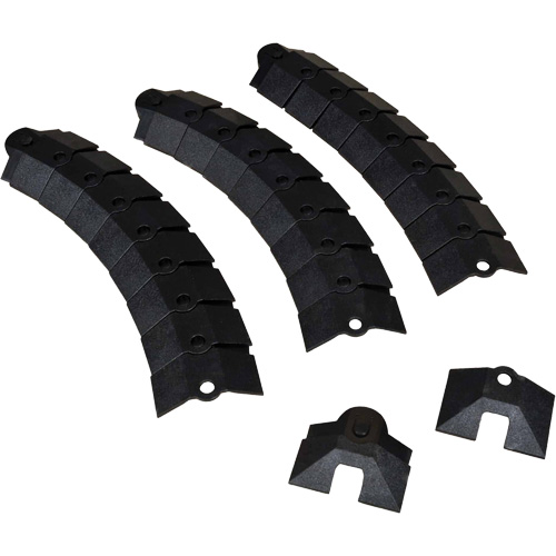 Grand Ultra-Sidewinder Cable Protection System avec capuchons, 34" x 13,6" x 2,1", 260 lb (0,13 tonnes) Action Paper