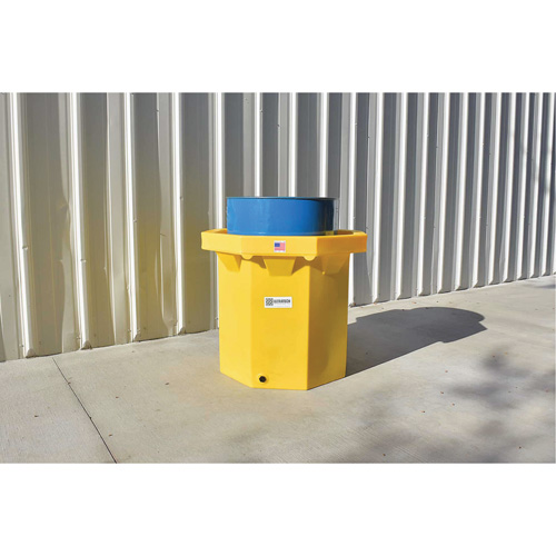 Ultra-Spill Collector &agrave; fond plat, 66 gal. US, Mobile Action Paper