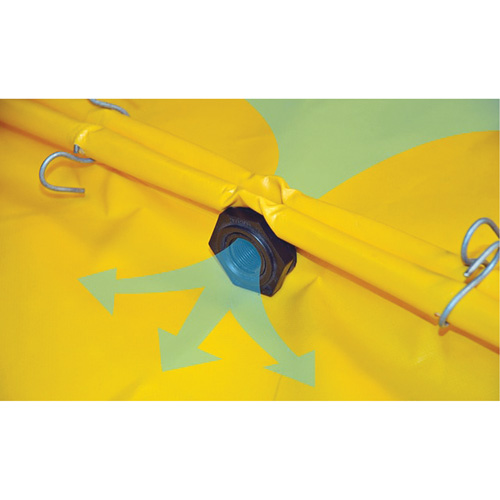 2-Drum Flexible Ultra-Spill Deck&reg; Bladder System, 88 US gal. Spill Capacity, 48" x 27" x 5" Action Paper