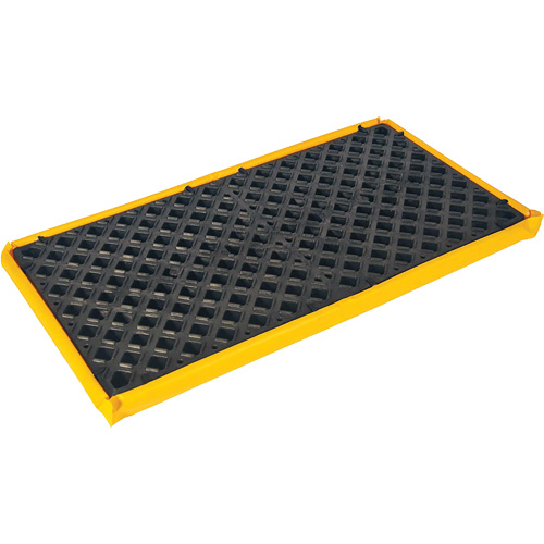 2-Drum Flexible Ultra-Spill Deck&reg;, 11 US gal. Spill Capacity, 48" x 24" x 2.5" Action Paper