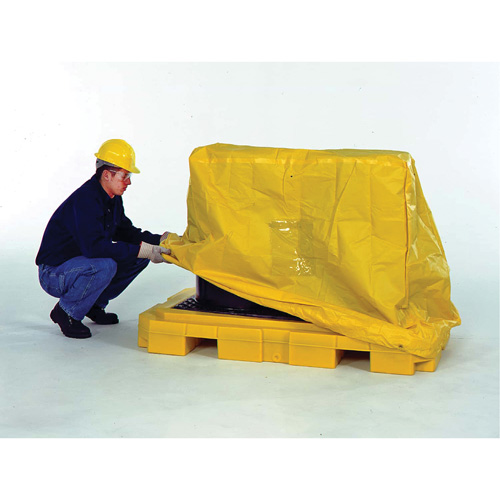P2 Plus Ultra-Spill Pallet&reg; Pullover Cover Action Paper