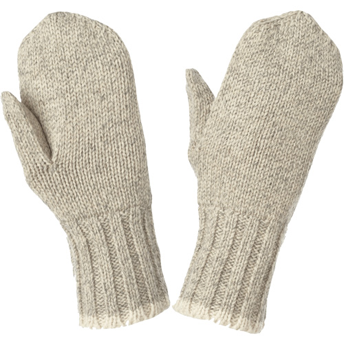 Brushed Rag Wool Lined Mitts, Size Large, Mitt Action Paper
