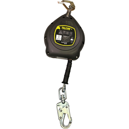 Falcon+ Self-Retracting Lifeline, 20', Galvanized Steel, Swivel Action Paper