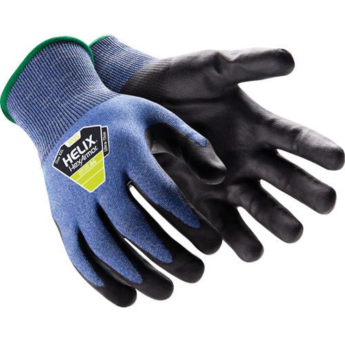Gants r&eacute;sistants aux coupures Helix 3025, Taille 6/T-petit, Calibre 21, Rev&ecirc;tement Mousse de nitrile, Enveloppe en PEHP, ASTM ANSI niveau A4 Action Paper