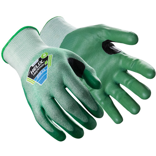 Gants r&eacute;sistants aux coupures Helix 3050, Taille 5/2T-petit, Calibre 18, Rev&ecirc;tement Nitrile, Enveloppe en Polyester/Fibre de verre/PEHP, ASTM ANSI niveau A6 Action Paper